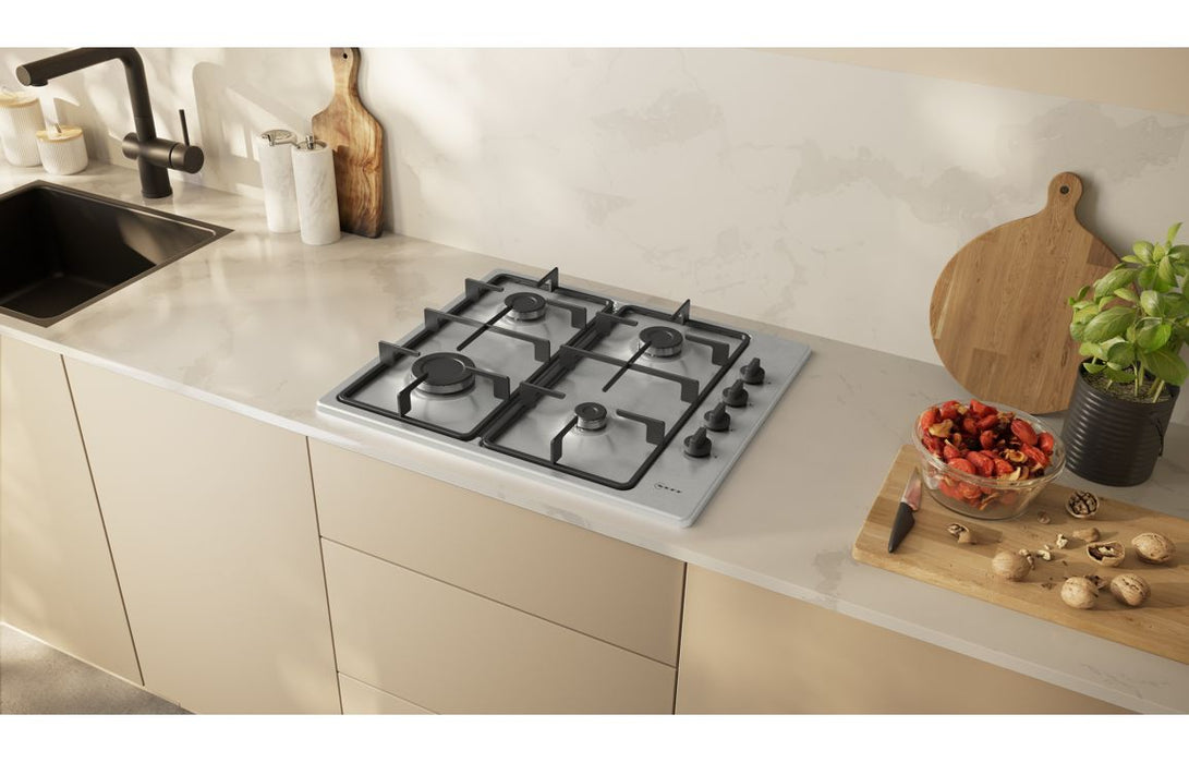 Neff N30 T26BKP6N0 60cm Gas Hob - St/Steel