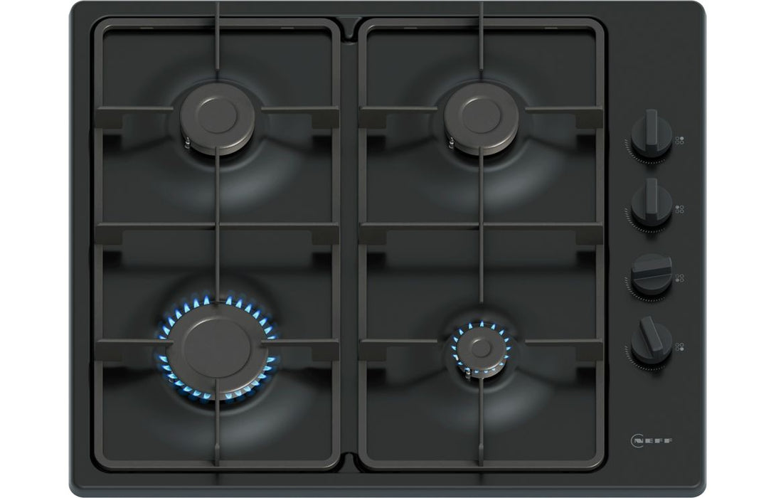 Neff N30 T26BKP6S0 60cm Gas Hob - Black