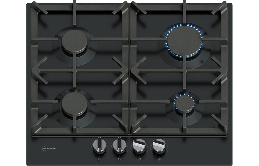 Neff N70 T26CIP8S0 60cm Gas Hob - Black