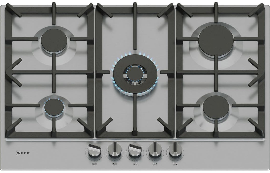 Neff N70 T27CIQ8N0 75cm Gas Hob - St/Steel