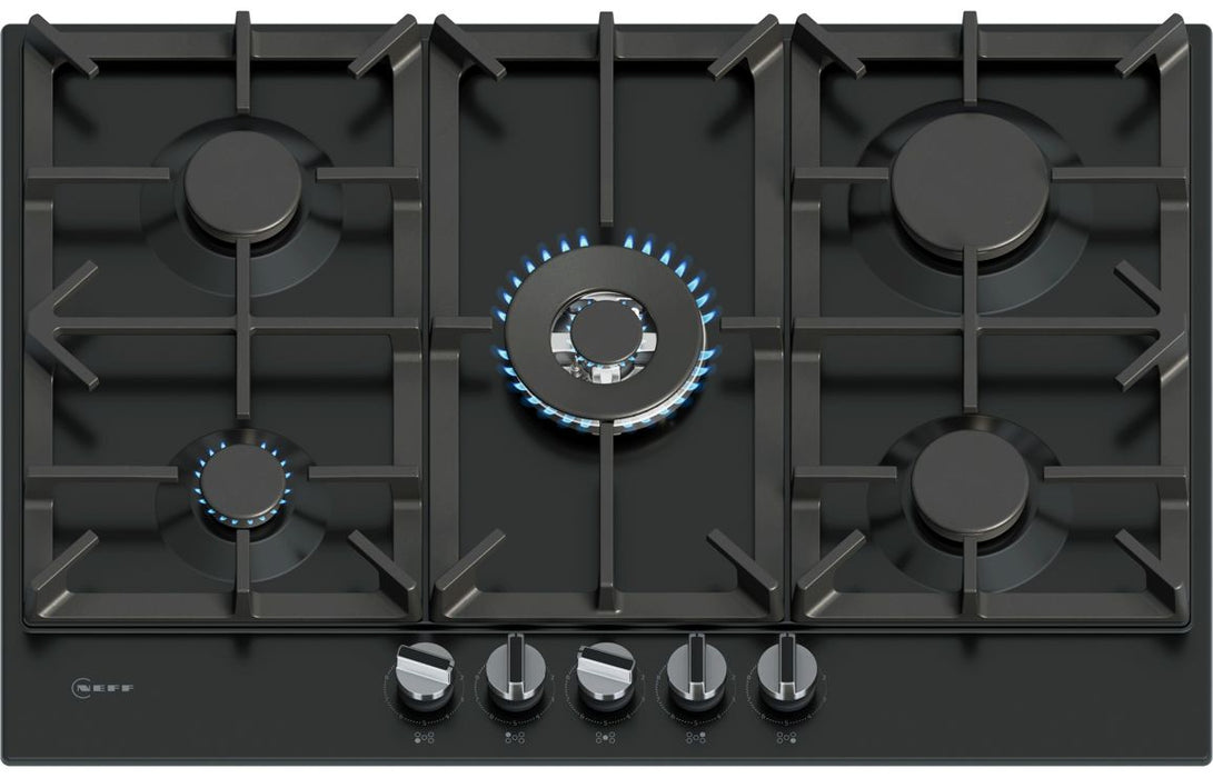 Neff N70 T27CIQ8S0 75cm Gas Hob - Black