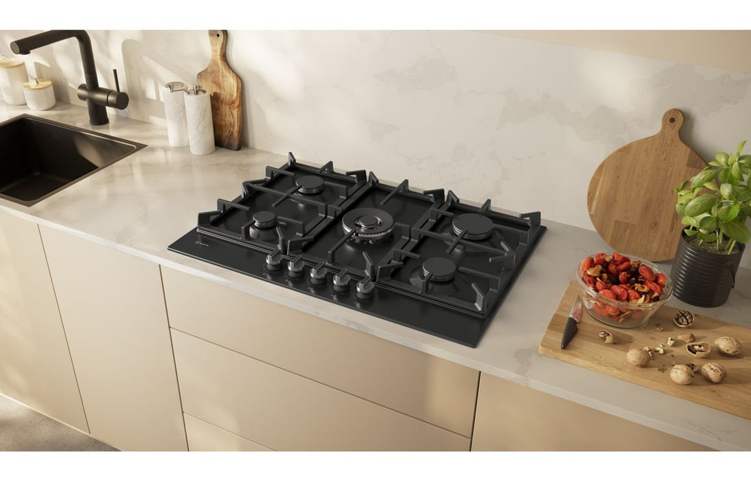 Neff N70 T27CIQ8S0 75cm Gas Hob - Black