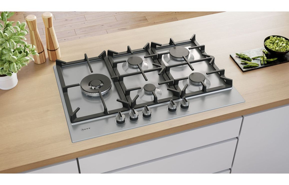 Neff N70 T27CIS8N0 75cm Gas Hob - St/Steel