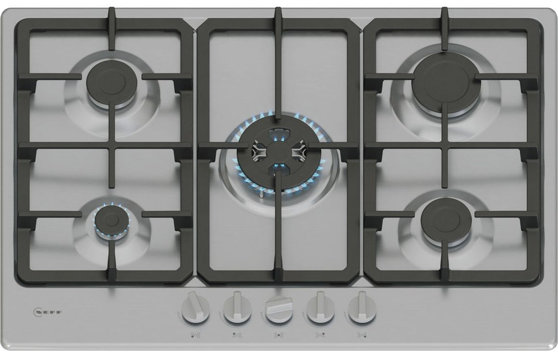 Neff N50 T27GKQ8N0 75cm Gas Hob - St/Steel