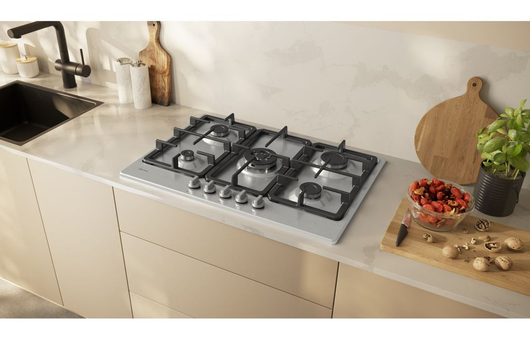 Neff N50 T27GKQ8N0 75cm Gas Hob - St/Steel