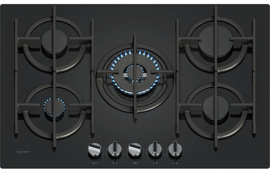Neff N70 T27CPIQ4S0 75cm Gas Hob - Black