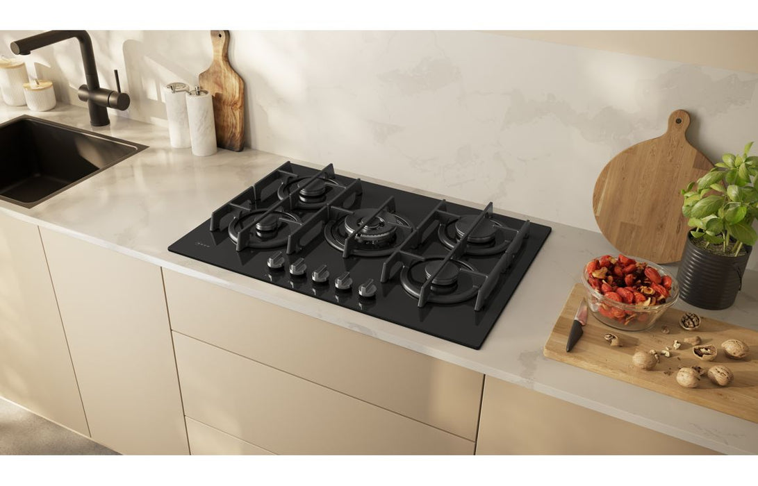 Neff N70 T27CPIQ4S0 75cm Gas Hob - Black