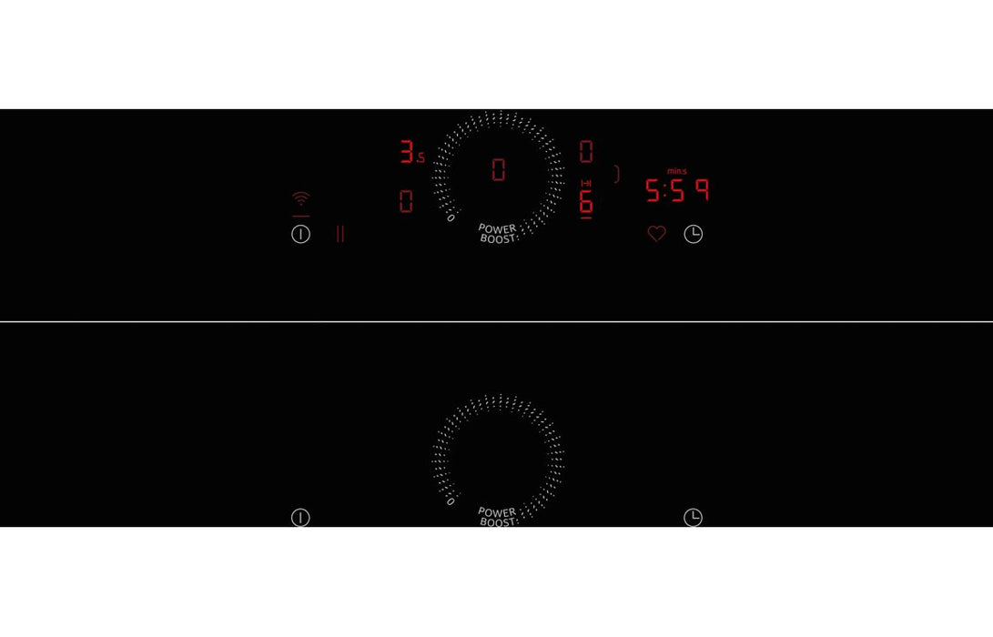Neff N70 T58FHW1L0 80cm Induction Hob - Black Glass