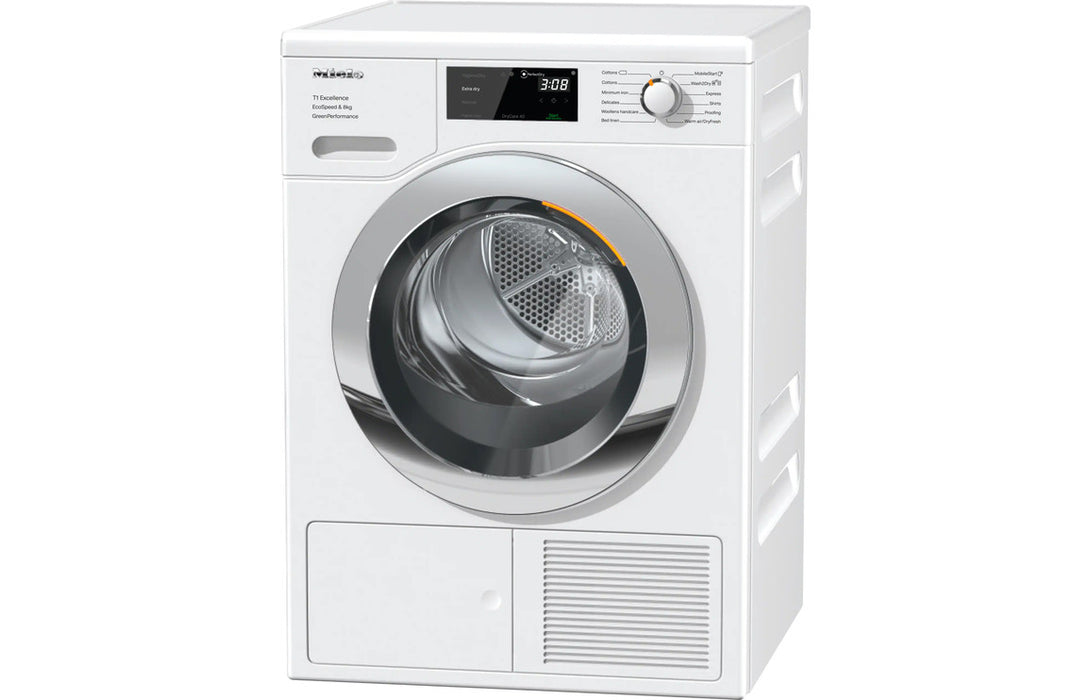 Miele TEF 765 WP F/S 8kg Heat Pump Condenser Dryer - White