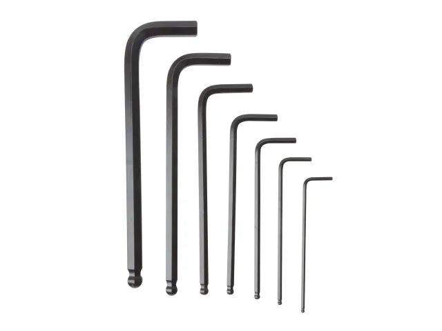 Metric Ball Point Hexagon Key Set, 7 Piece
