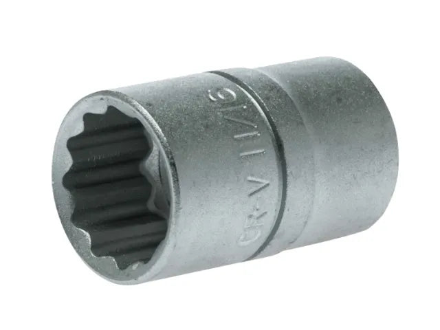 Bi-Hexagon Socket 12-Point Regular A/F 1/2in Drive 11/16in
