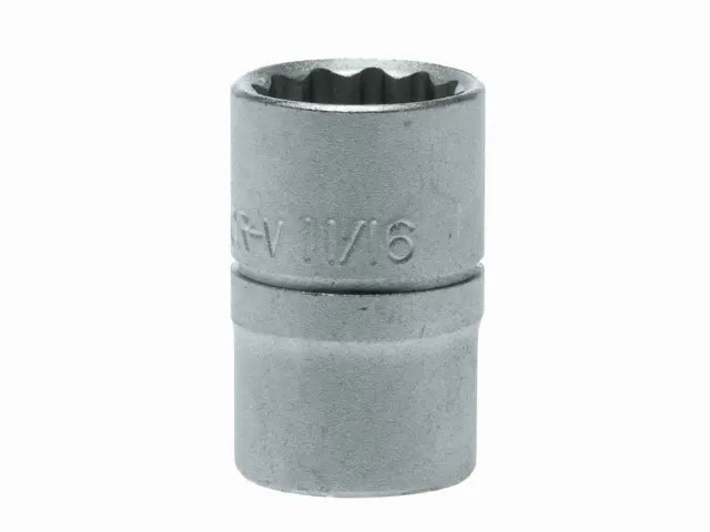 Bi-Hexagon Socket 12-Point Regular A/F 1/2in Drive 11/16in