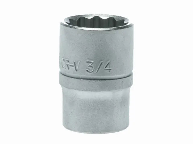 Bi-Hexagon Socket 12-Point Regular A/F 1/2in Drive 3/4in
