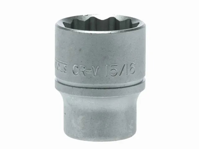 Bi-Hexagon Socket 12-Point Regular A/F 1/2in Drive 15/16in
