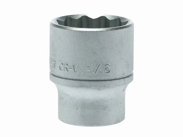 Bi-Hexagon Socket 12-Point Regular A/F 1/2in Drive 1.1/16in