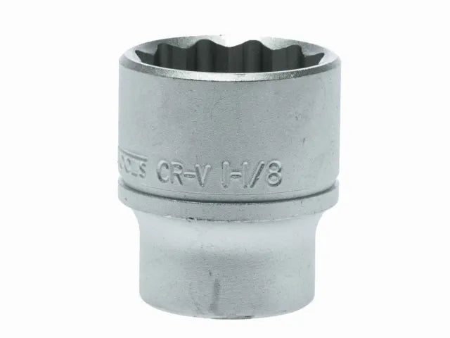 Bi-Hexagon Socket 12-Point Regular A/F 1/2in Drive 1.1/8in