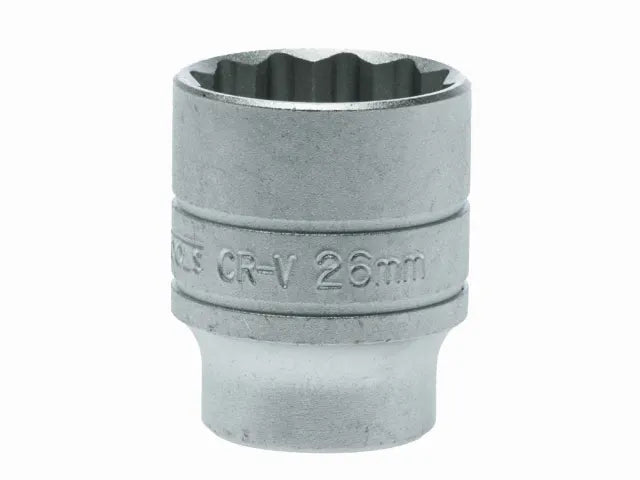 Bi-Hexagon Socket 12-Point 1/2in Drive 26mm