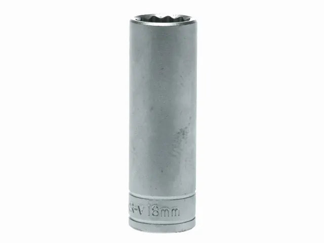 Bi-Hexagon Socket Deep 12-Point 1/2in Drive 18mm