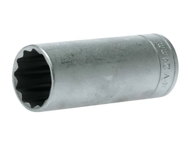 Bi-Hexagon Socket Deep 12-Point 1/2in Drive 24mm