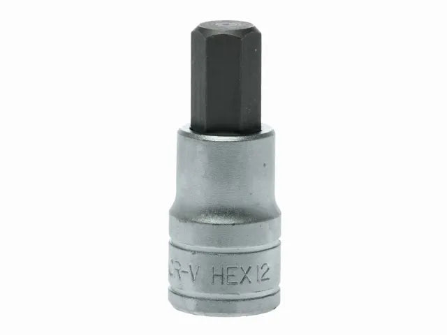 S2 Hexagon Socket Bit 1/2in Drive 12mm