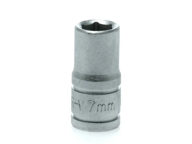 Hexagon Socket 6 Point Regular 1/4in Drive 7mm
