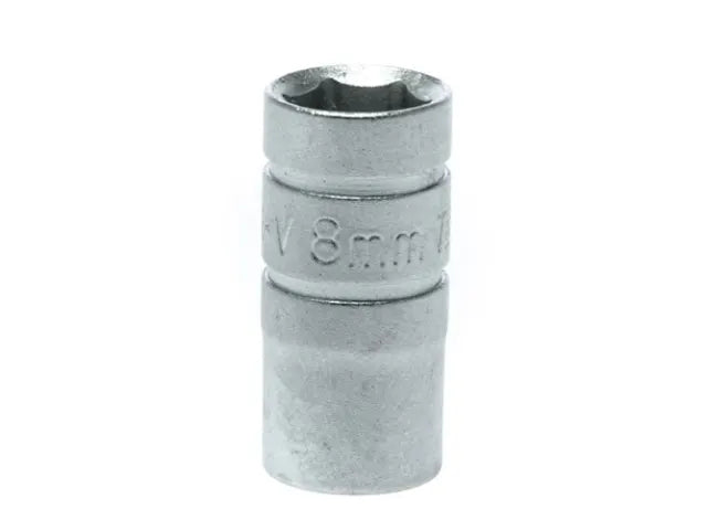 Hexagon Socket 6 Point Regular 1/4in Drive 8mm