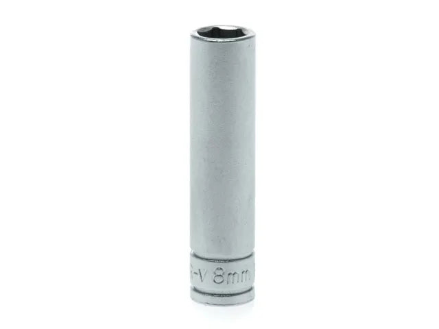 Hexagon Socket Deep 6 Point Regular 1/4in Drive 8mm