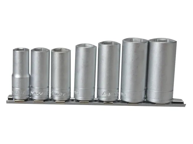 M3807 Socket Clip Rail Set of 7 Metric 3/8in Drive