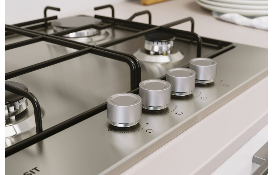 Indesit THP 642 IX/I 1 60cm Gas Hob - St/Steel