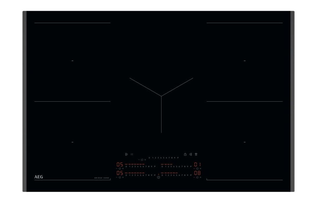AEG TK85IM00FB 80cm MultipleBridge Induction Hob - Black