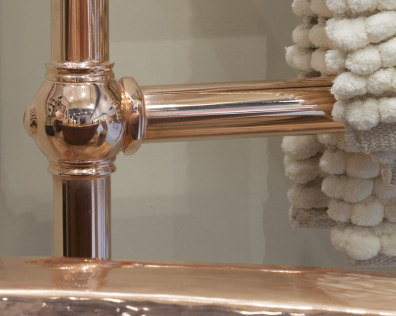Carron Colossus Steel Wall Mounted 4 Bar Towel Rail- 1000mm x 600mm