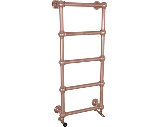 Carron Colossus Steel Wall Mounted 5 Bar Towel Rail Nickel - 1300mm x 600mm