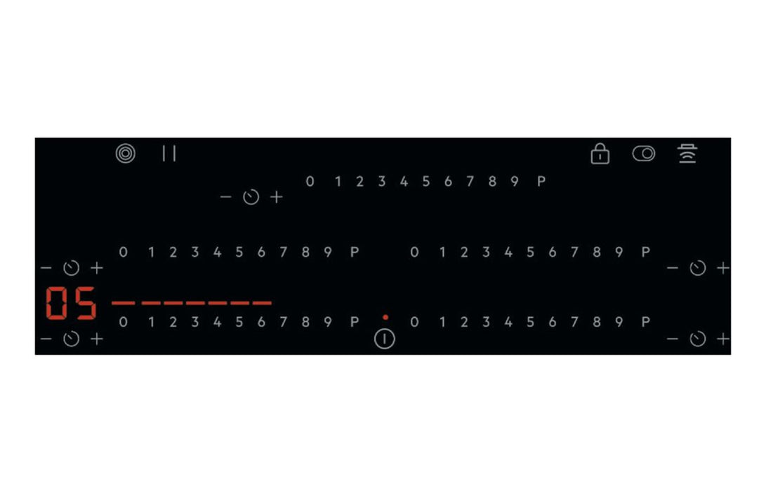 AEG TP95RA07FB 90cm Ceramic Hob - Black Glass