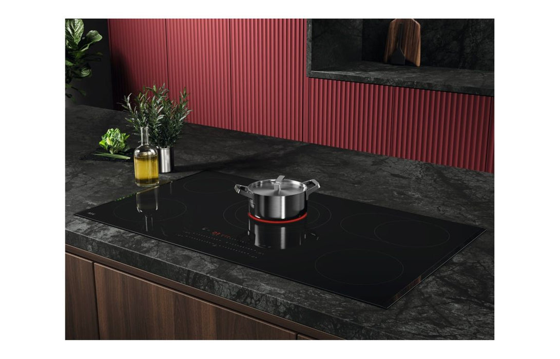 AEG TP95RA07FB 90cm Ceramic Hob - Black Glass