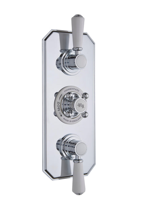 Old London Topaz Chrome Triple Thermostatic Shower Valve