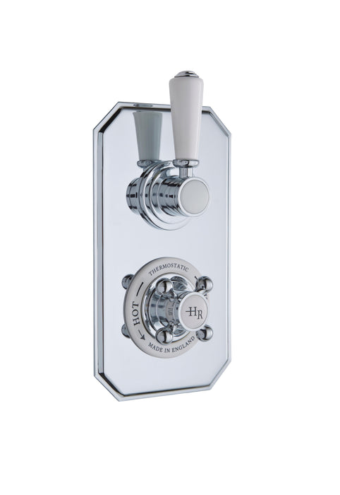 Old London Topaz Chrome Concealed Dual Shower Valve With Diverter