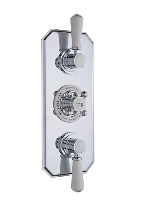 Old London Topaz Chrome Concealed Triple Shower Valve With Diverter
