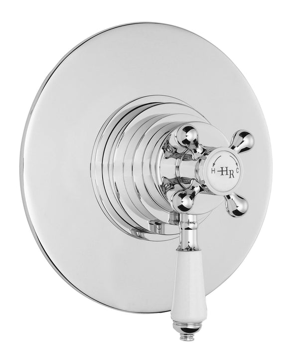 Old London Topaz Chrome Concealed Dual Shower Valve