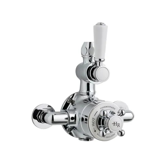 Old London Topaz Chrome Twin Thermostatic Shower Valve
