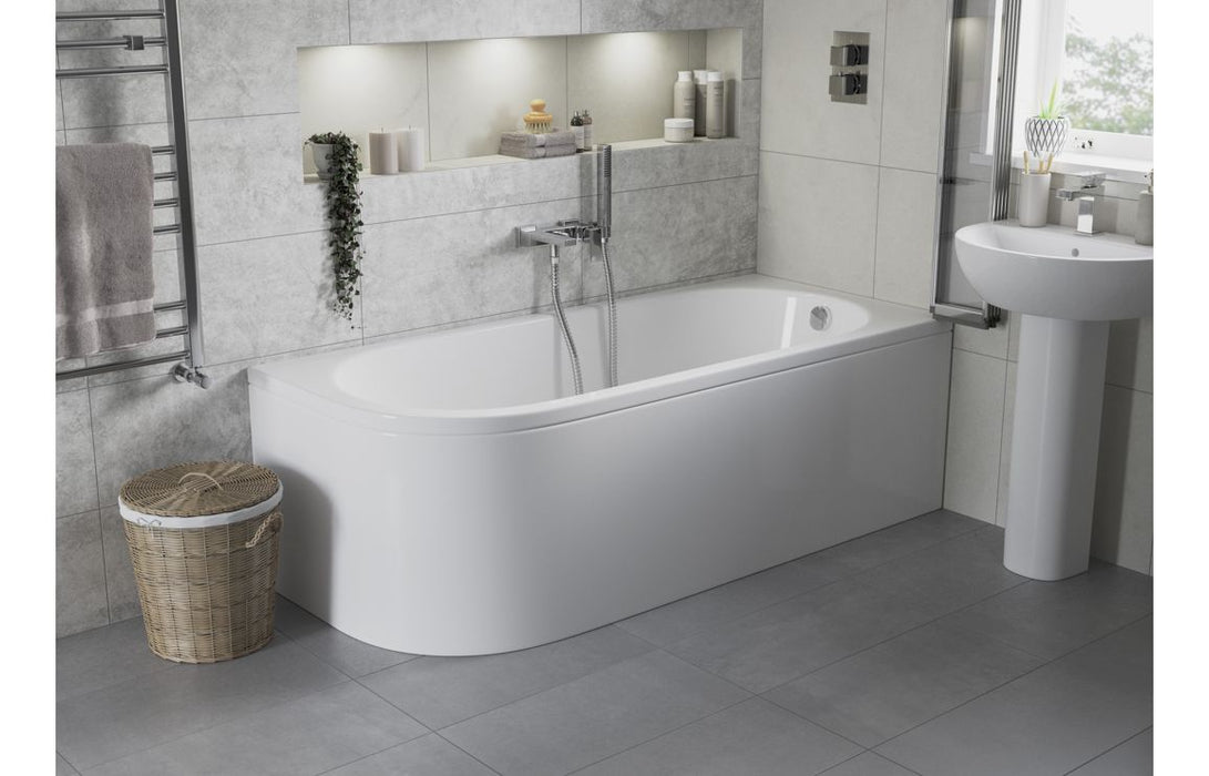 Toscara 450x400mm 1TH Basin & Full Pedestal