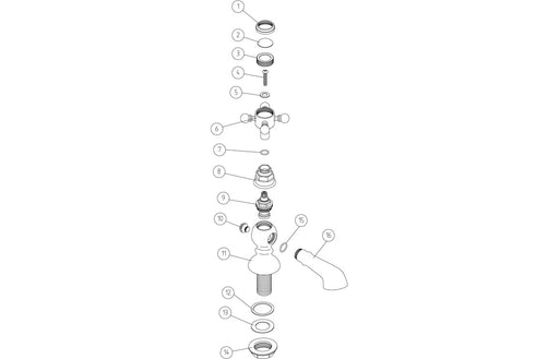 Taverno Bath Pillar Taps - Chrome