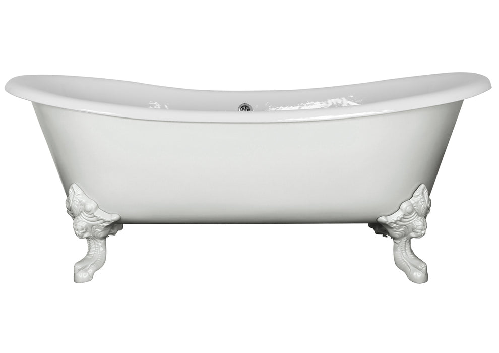 Hurlingham Tebb Freestanding Cast Iron Bath 1840 x 790mm