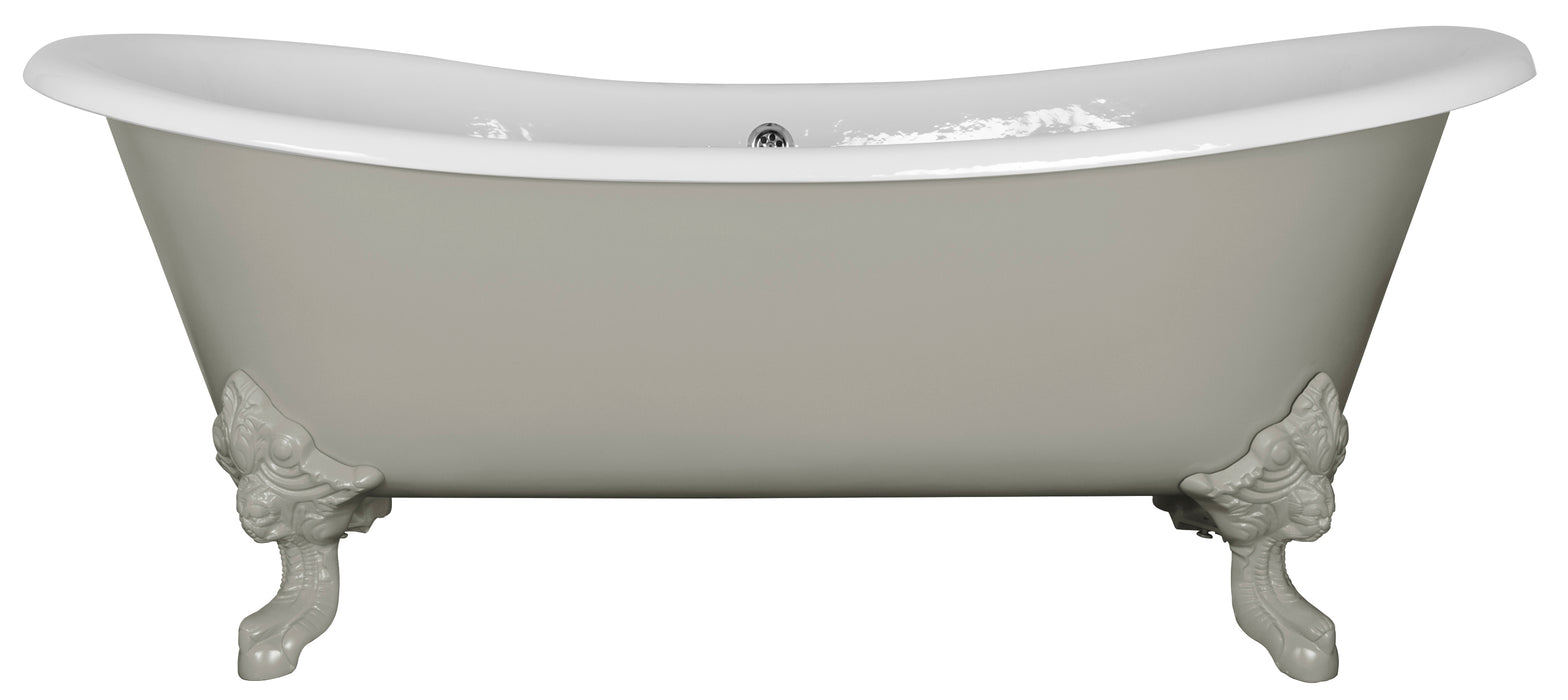 Hurlingham Tebb Freestanding Cast Iron Bath 1840 x 790mm