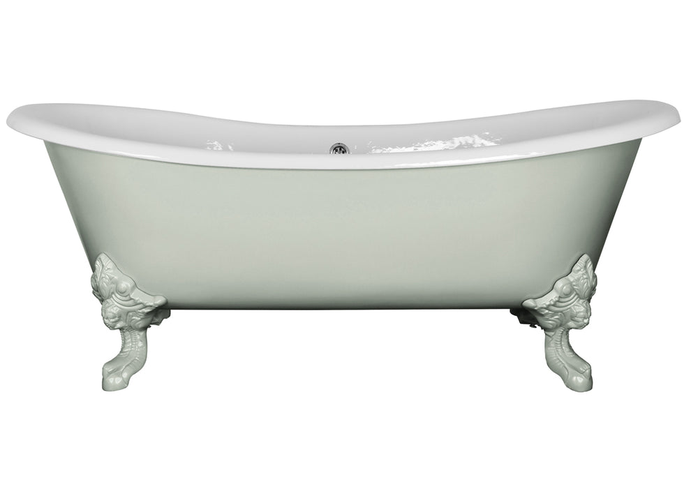 Hurlingham Tebb Freestanding Cast Iron Bath 1840 x 790mm
