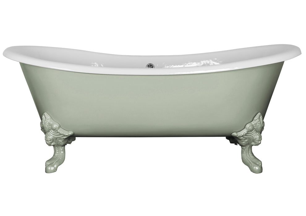 Hurlingham Tebb Freestanding Cast Iron Bath 1840 x 790mm