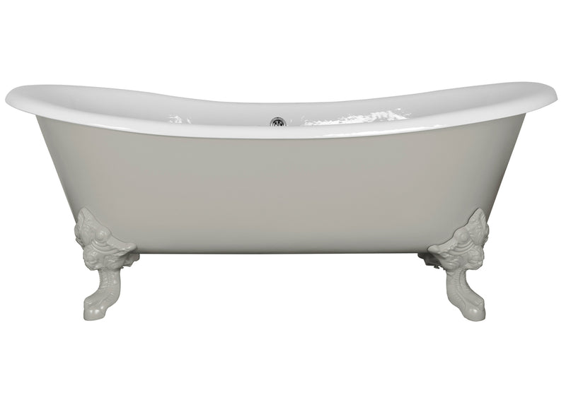 Hurlingham Tebb Freestanding Cast Iron Bath 1840 x 790mm