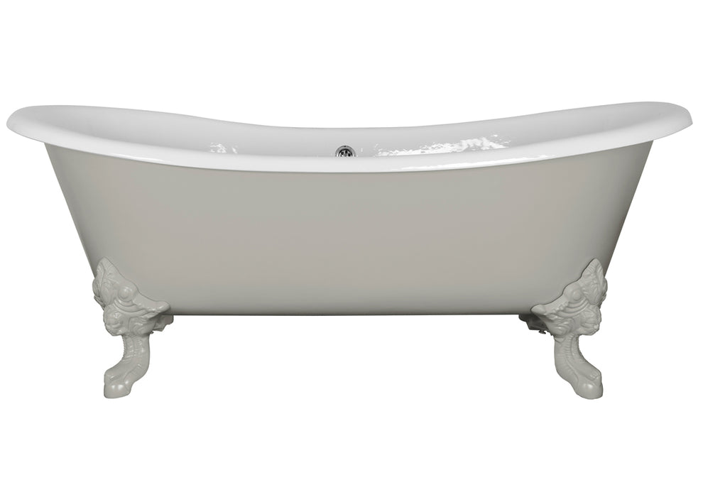 Hurlingham Tebb Freestanding Cast Iron Bath 1840 x 790mm