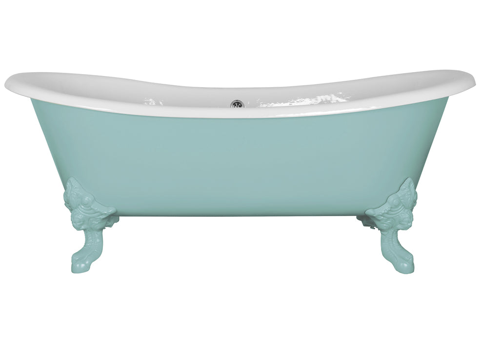 Hurlingham Tebb Freestanding Cast Iron Bath 1840 x 790mm