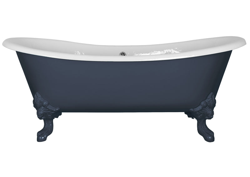 Hurlingham Tebb Freestanding Cast Iron Bath 1840 x 790mm