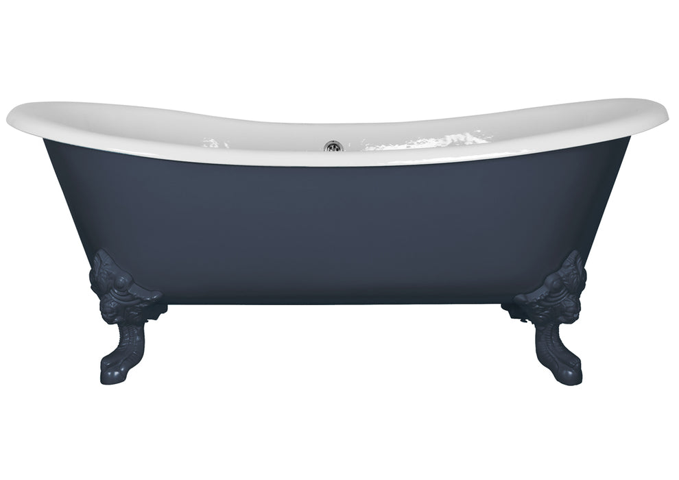 Hurlingham Tebb Freestanding Cast Iron Bath 1840 x 790mm